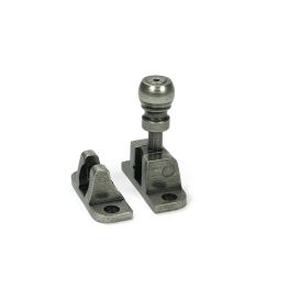 Pewter Mushroom Brighton Fastener (Radiused)