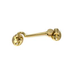 Polished Brass 4" Cabin Hook