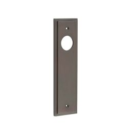 Burlington II Lever Plate Choices Latch Dark Bronze - By Frelan Hardware - BUR450DB