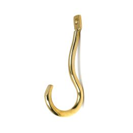 Polished Brass Anchor Coat Hook
