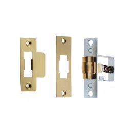 Jedo Rollerbolt Catch 41mm Satin Brass - By Frelan Hardware - JL8090SB