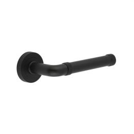 Midtown Matt Black lever on rose - By Frelan Hardware - JV853MB