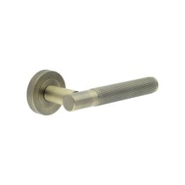 Venice Antique Brass Lever on rose - By Frelan Hardware - JV852AB