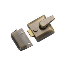 40mm Std. Nightlatch Antique Brass Finish