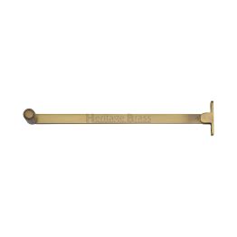 Heritage Brass Casement Stay Roller Arm Design 150mm Antique Brass Finish