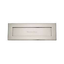 Heritage Brass Letterplate 14" x 4 1/2" Polished Nickel Finish