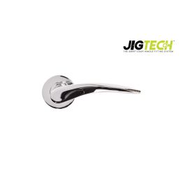 Jigtech Vecta Lever On Rose Polished Chrome