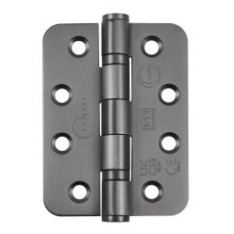 Eclipse 14869DBZ - 102x76x3mm DBZ Ball Bearing Radius Corner Hinge Grade 13 - (Pair) - Antique Brass