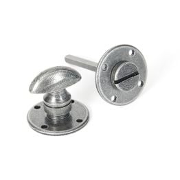 Pewter Round Bathroom Thumbturn