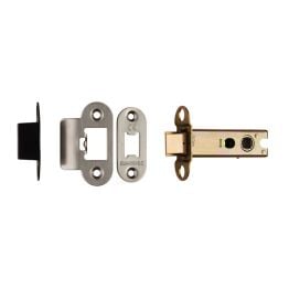 Heavy Sprung Tubular Latch 76mm - Satin Stainless Steel