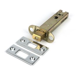 Polished Chrome 4" Heavy Duty Tubular Deadbolt