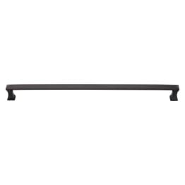 Heritage Brass Door Pull Handle Pyramid Design 478mm Matt Bronze Finish