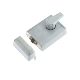 Jedo Roller Bolt Night Latches 90mm Satin Chrome - By Frelan Hardware - JL5011SC
