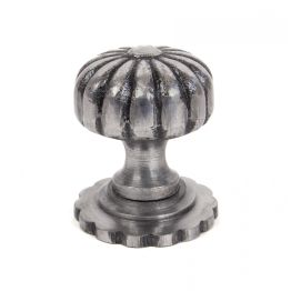 Natural Smooth Flower Cabinet Knob - Small
