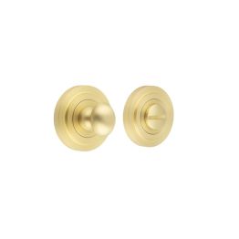 Burlington Turns & Releases Inner 1 Stepped Rose Satin Brass - By Frelan Hardware - BUR-80SB-52SB
