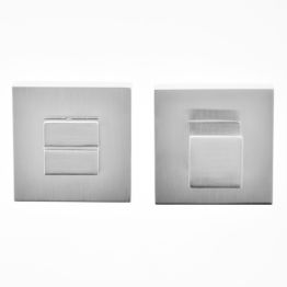 Oro&Oro WC Turn and Release on Square Rose - Satin Chrome