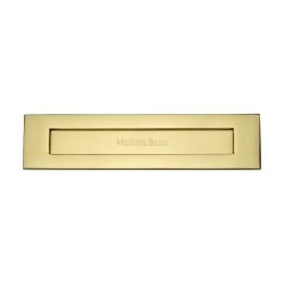 Heritage Brass Letterplate 13" x 3" Polished Brass finish