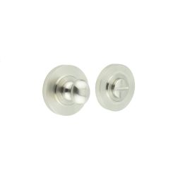 Burlington Turns & Releases Inner 1 Plain Rose Satin Nickel - By Frelan Hardware - BUR-80SN-50SN