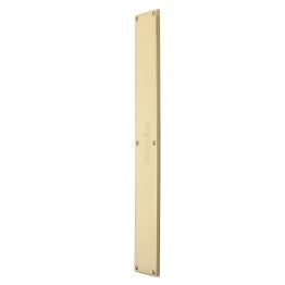 Heritage Brass Fingerplate 500mm Polished Brass finish