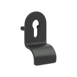 Cylinder Pull Lug Fixed Black - By Frelan Hardware - CRES1602MB