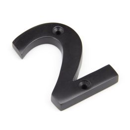 Aged Bronze Numeral 2