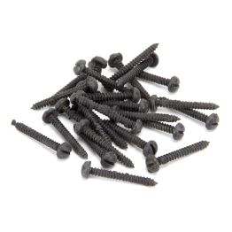 Beeswax 8 x 1¼" Round Head Screws (25)