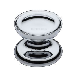 Heritage Brass Cabinet Knob Surrey Design 38mm Polished Chrome finish