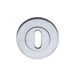 Heritage Brass Key Escutcheon Polished Chrome finish