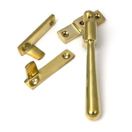 Polished Brass Night-Vent Locking Newbury Fastener