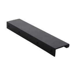 Heritage Brass EPTR Edge Pull Cabinet Handle 200mm Matt Black finish