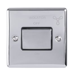 Eurolite Enhance Decorative Fan Switch Polished Chrome
