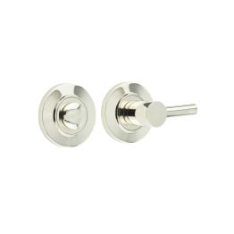 Burlington Easy Turn & Release Chamfered Rose Polished Nickel - By Frelan Hardware - BUR-82PN-51PN