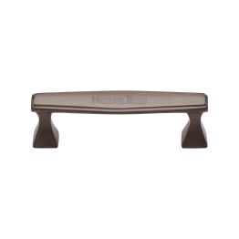 Heritage Brass Cabinet Pull Deco Design 203mm CTC Matt Bronze Finish