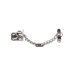 Jedo Heavy Duty Security Door Chains 200mm Satin Chrome - By Frelan Hardware - J3002SC