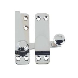 Jedo Heavy Quadrant Sash Fasteners 70x20mm Polished Chrome - By Frelan Hardware - JV4200PC