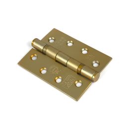 Satin Brass 4" Ball Bearing Butt Hinge (Pair) ss