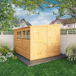 Mercia 10 x 8 Woodsman Shiplap Pent Shed