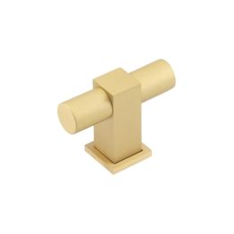 Westminster T Bar Cupboard Knobs Satin Brass - By Frelan Hardware - BUR301SB
