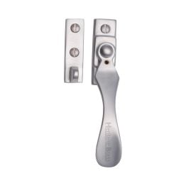 Heritage Brass Casement Window Fastener Wedge Pattern Satin Chrome finish