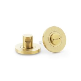 Alexander & Wilks - Plain Thumbturn and Release - PVD Satin Brass