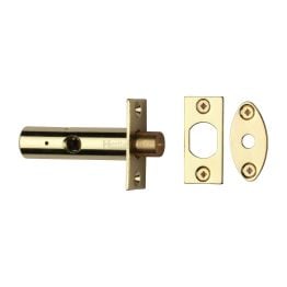 Heritage Brass Rack Bolt without Turn Polished Brass finish