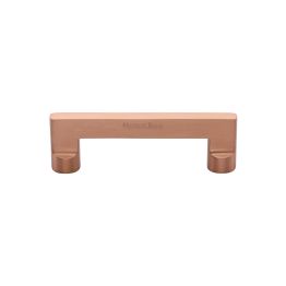 Heritage Brass Cabinet Pull Apollo Design 96mm CTC Satin Rose Gold Finish