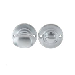 Jedo Oval Ringed Turn & Release 40mm Satin Chrome - By Frelan Hardware - JV2680SC