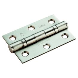 Grade 7 Ball Bearing Hinge - Satin Stainless Steel (Pair)