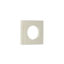 Burlington Square Plain Outer Rose Polished Nickel - By Frelan Hardware - BUR150PN