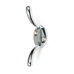 Polished Chrome Newbury Cleat Hook
