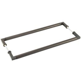 Burlington Westminster Pull Handles 425 X 20mm Back to Back Dark Bronze - By Frelan Hardware - BUR130DBB2B