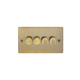 Eurolite Enhance Decorative 4 Gang Dimmer Antique Brass