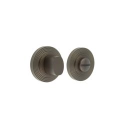 Burlington Turns & Releases Inner 3 Reeded Rose Dark Bronze - By Frelan Hardware - BUR-81DB-53DB