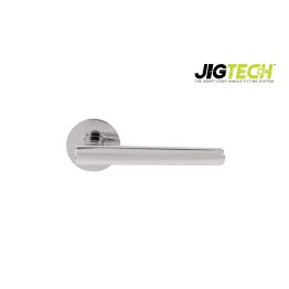 Jigtech Eden Lever On Rose Polished Chrome